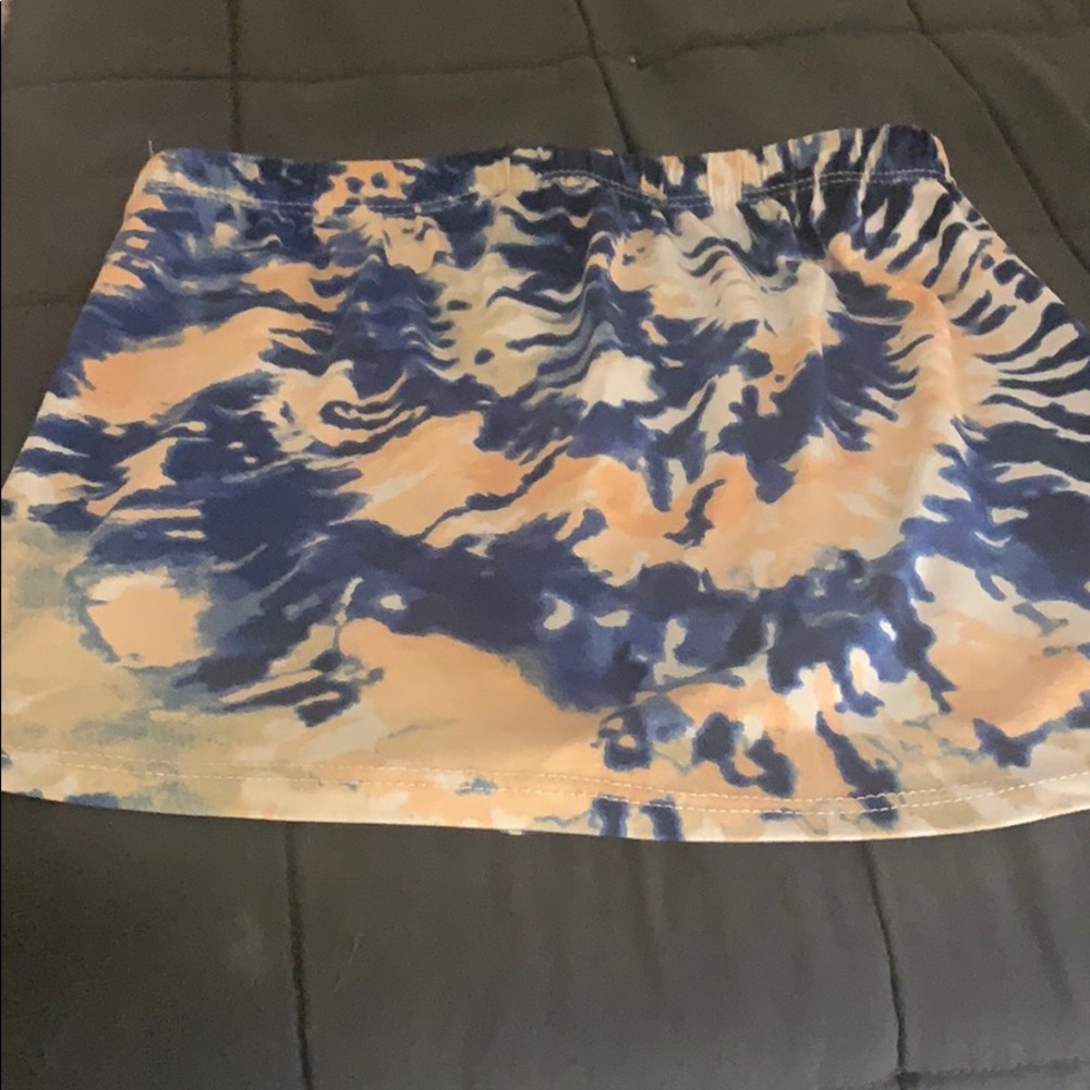 Tie-dye crop top sleeveless